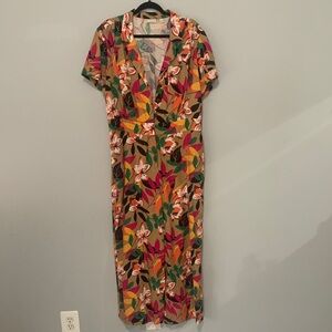 Eva Mendes for New York & Company Floral Jumpsuit - Multicolor